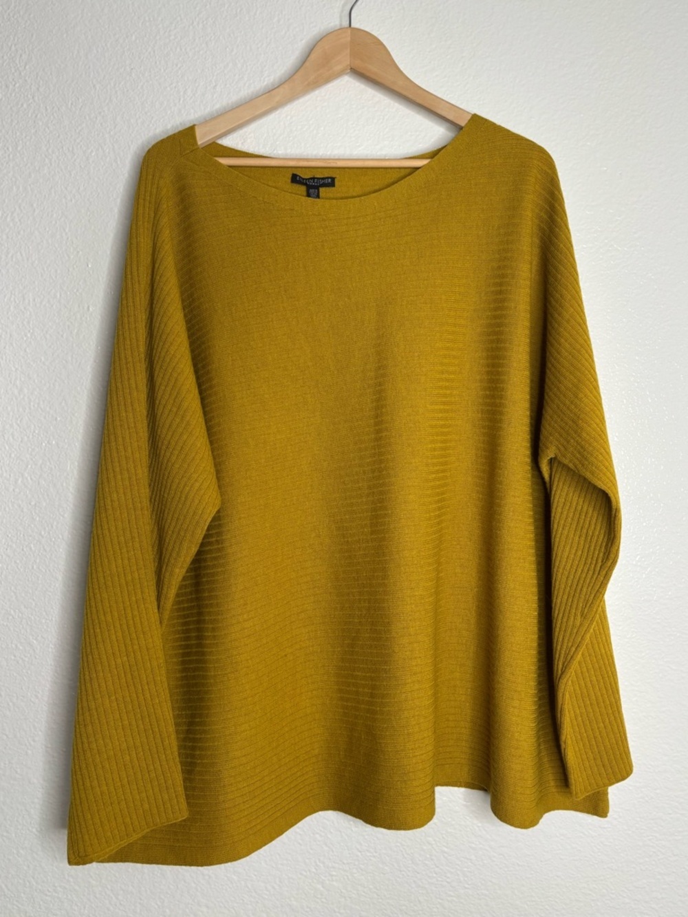 Eileen Fisher Bateau Neck Box-Top Size 3X NWT